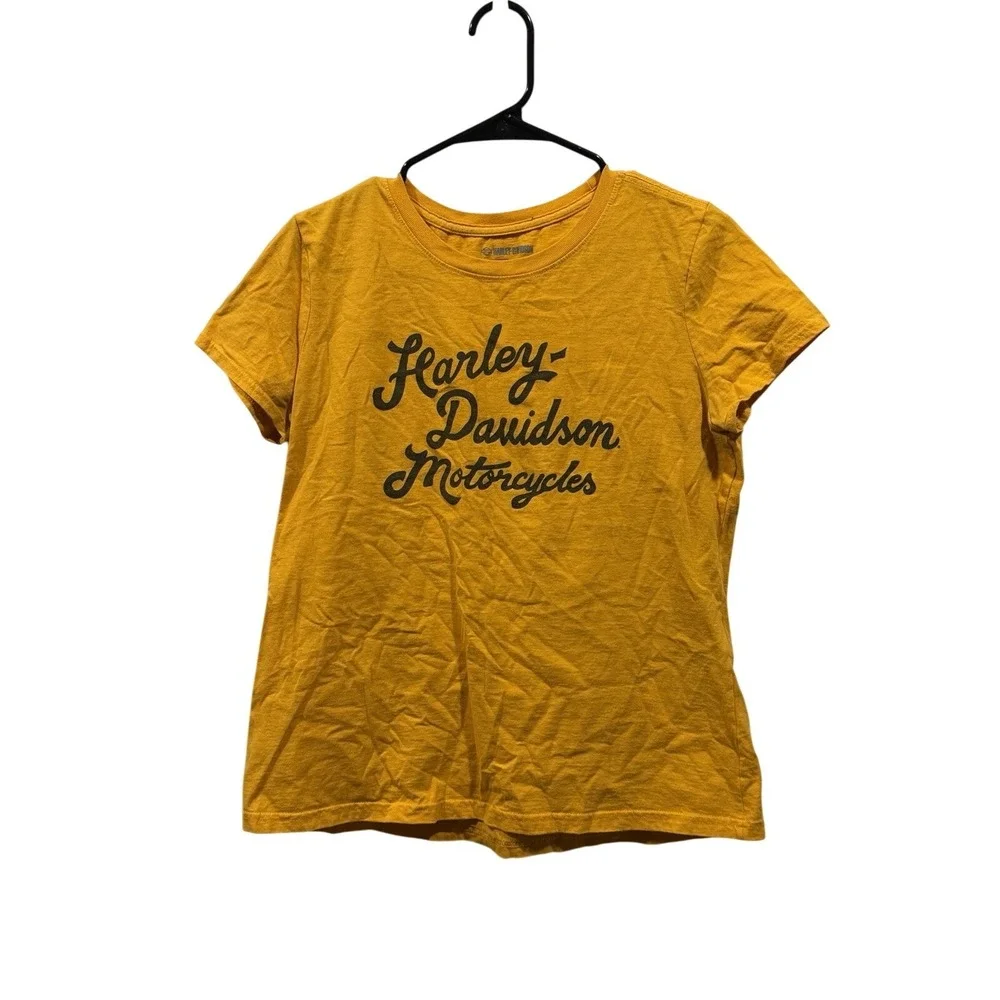 Harley-Davidson Shirt Tee Women Short Sleeve Crew Neck Tshirt M Motorcycle - Picture 1 of 8